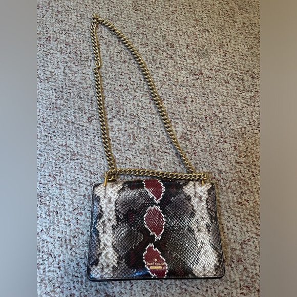 Kate spade faux snake double chain crossbody - Picture 7 of 7